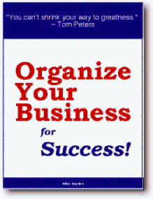 organize your business for success
